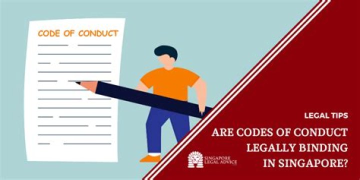 Is a code of conduct legally binding?