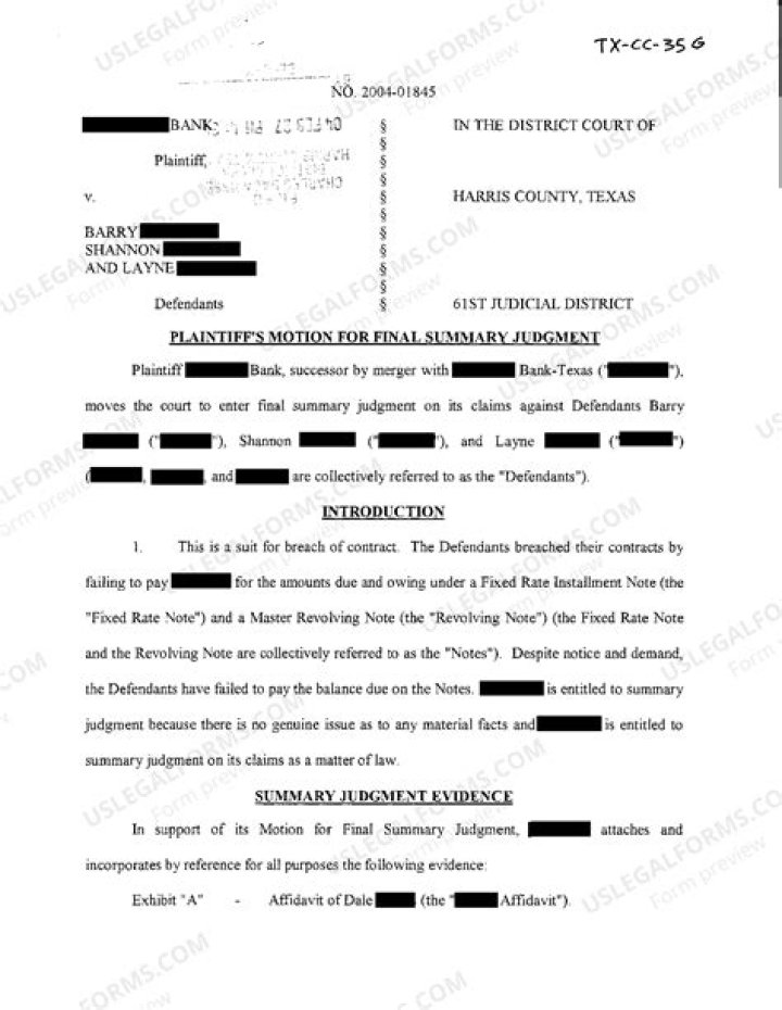 Is a foreclosure a judgment?