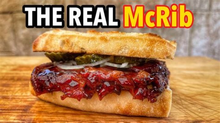 Is a McRib really a pork rib?