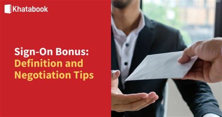 Is a sign on bonus a loan?