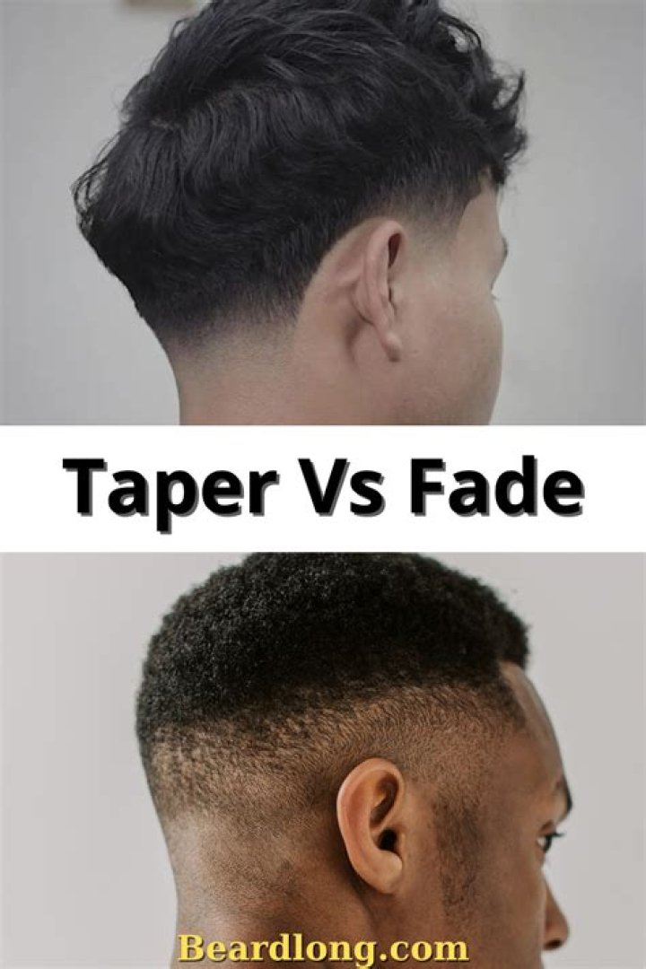 Is a taper the same as a fade?
