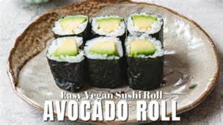 Is an avocado roll vegan?
