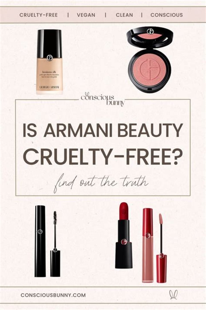 Is Armani cruelty-free?