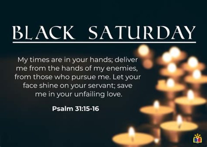 Is Black Saturday a holiday?