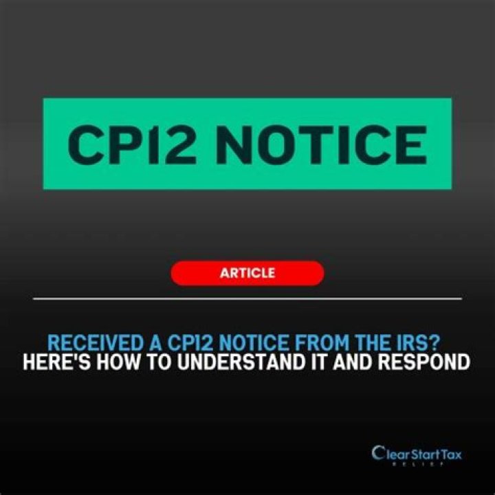 Is CP12 notice bad?