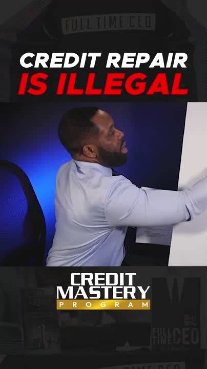 Is credit repair illegal in Texas?