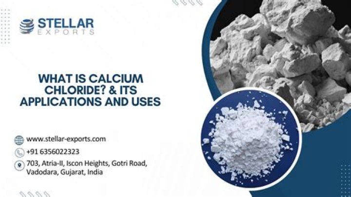 Is Epsom salt a calcium chloride?