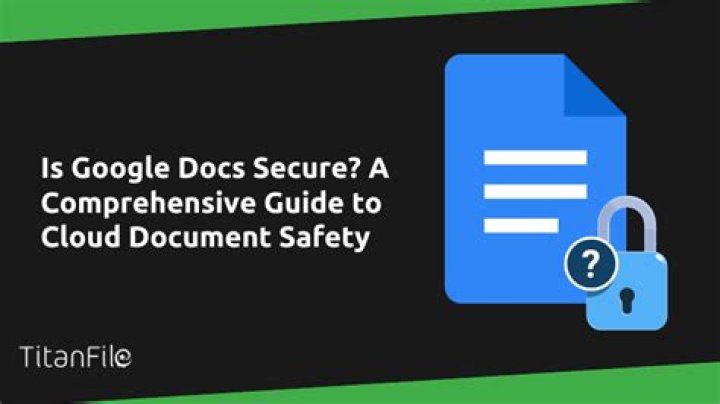 Is Google Docs secure encryption?