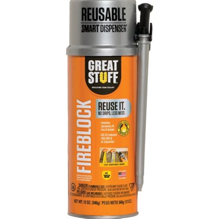 Is great stuff fire resistant?