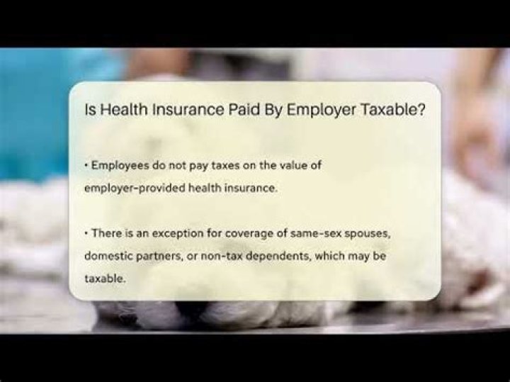 Is health insurance paid by employer?