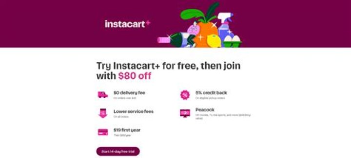 Is Instacart free to use?