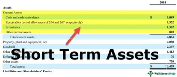 Is inventory a short term asset?