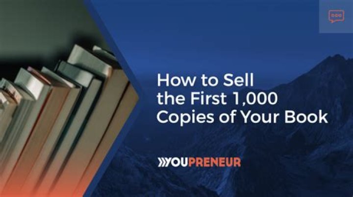 Is it hard to sell 1000 copies of your book?