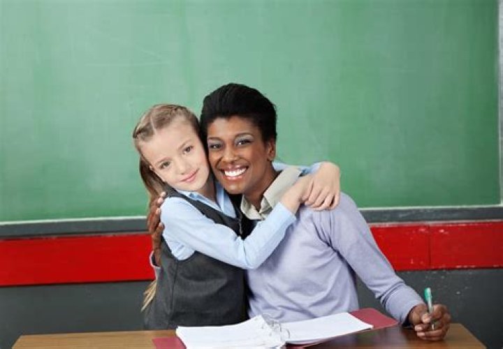 Is it OK for a teacher to hug a student?