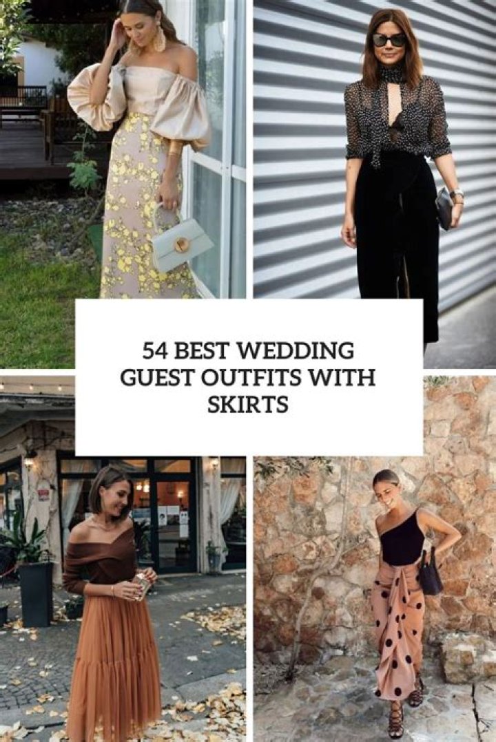 Is it OK to wear a skirt and top to a wedding?