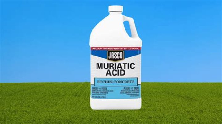 Is it safe to pour muriatic acid down a drain?