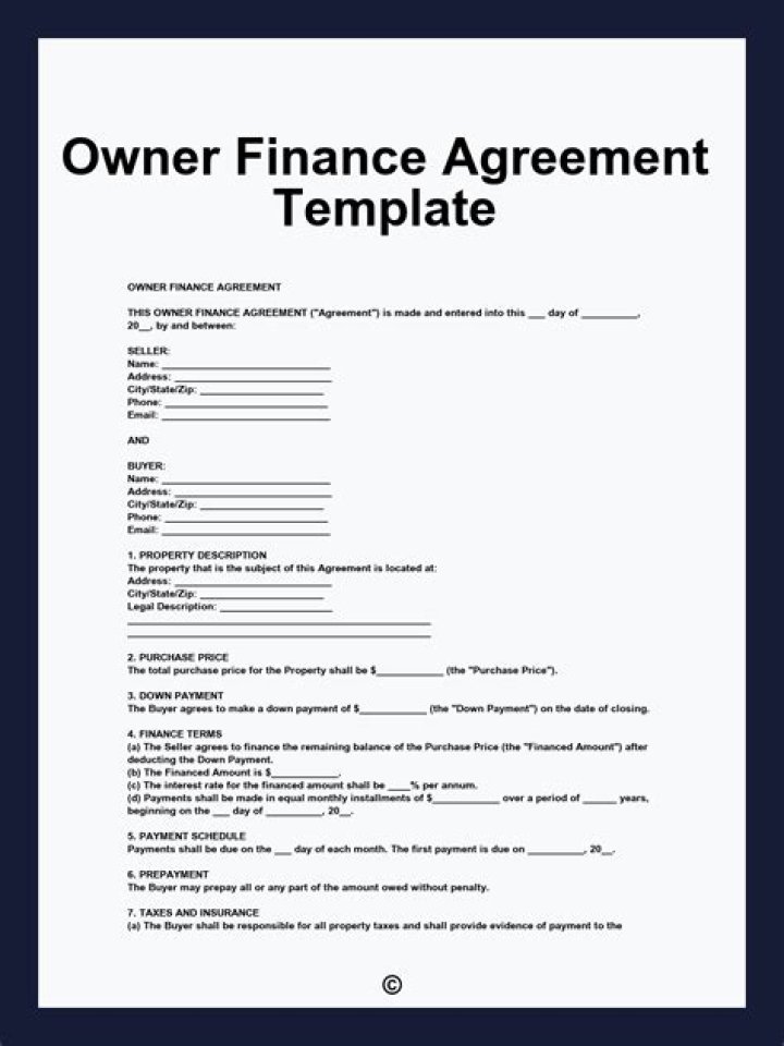 Is it smart to owner finance a house?