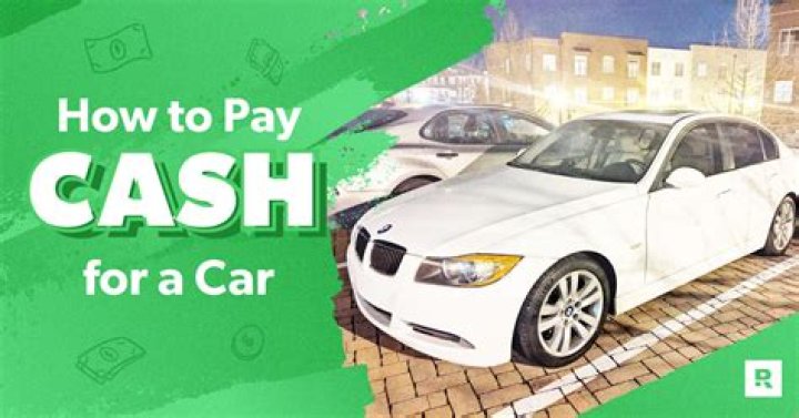 Is it wise to pay cash for a new car?