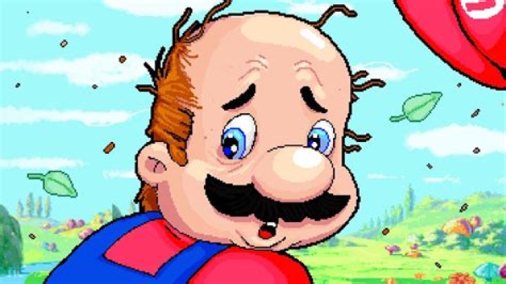 Is Mario bald?