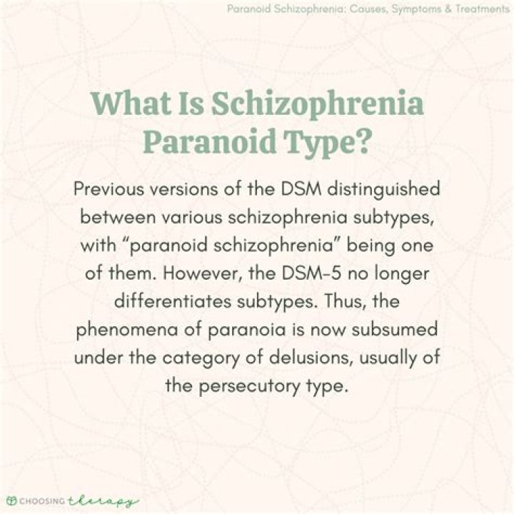 Is paranoid schizophrenia lifelong?