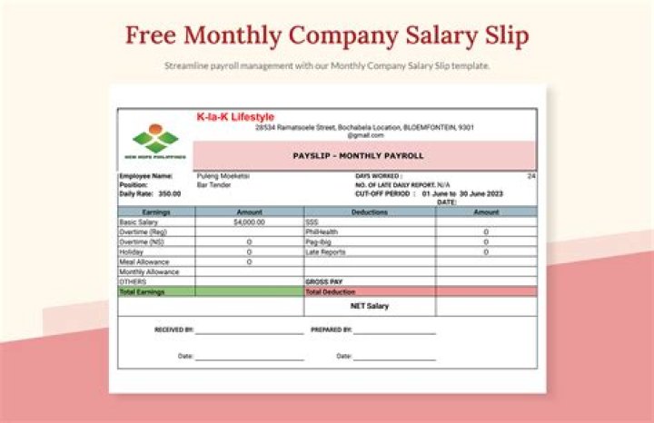 Is salary slip mandatory for new job?