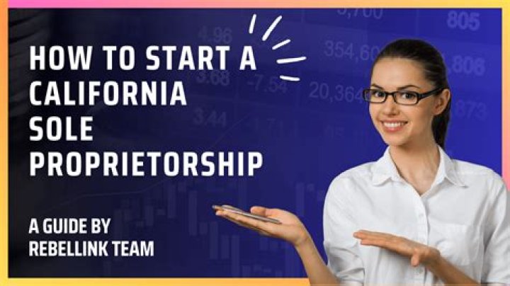 Is Schedule California a sole proprietorship?