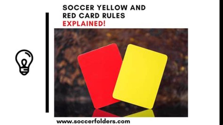 Is spitting a yellow or red card?