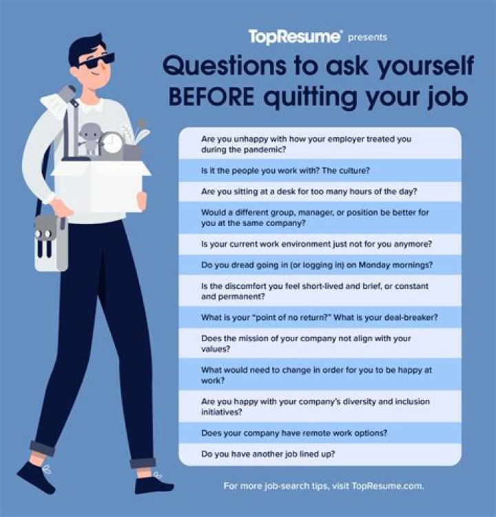 Is there anything wrong with quitting a job?