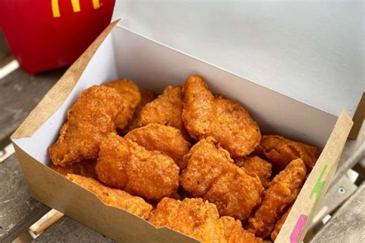 Is there plastic in McDonald's chicken nuggets?