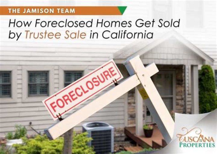 Is trustee sale same as foreclosure?