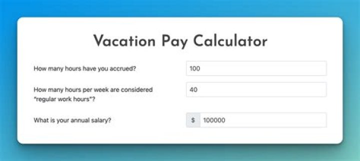 Is vacation pay the same as sick pay?