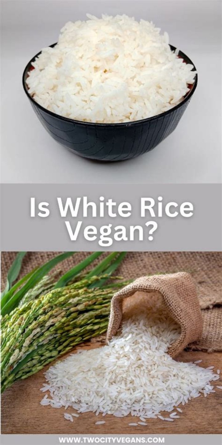 Is white rice vegan?