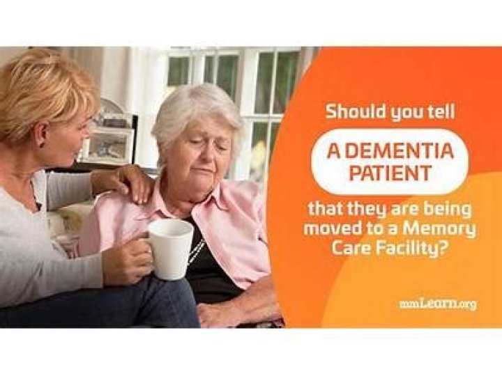 Should a dementia patient be moved?