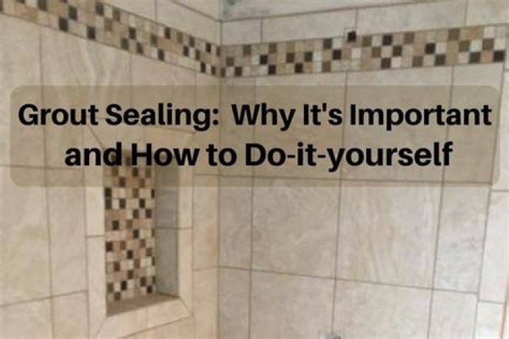 Should grout be sealed?