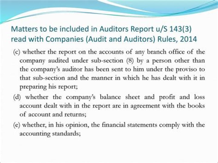 Should the auditors be made liable for accounting misstatements?