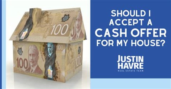 Should you accept cash when selling a house?