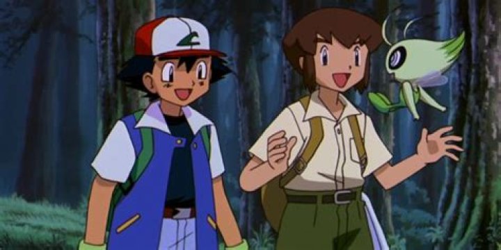 Was Professor Oak the kid in the Celebi movie?