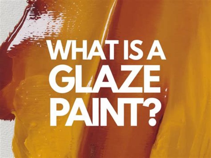 What's the difference between glaze and paint?