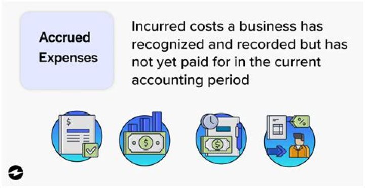 What accounts are considered accrued expenses?