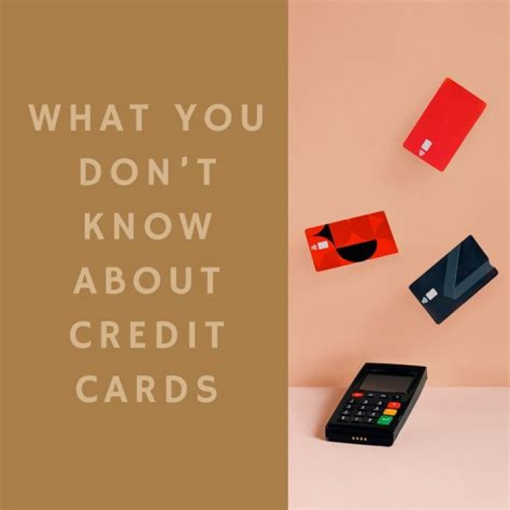 What are 3 things you know about credit cards?