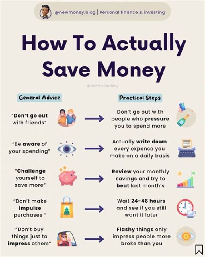What are good money saving tips?