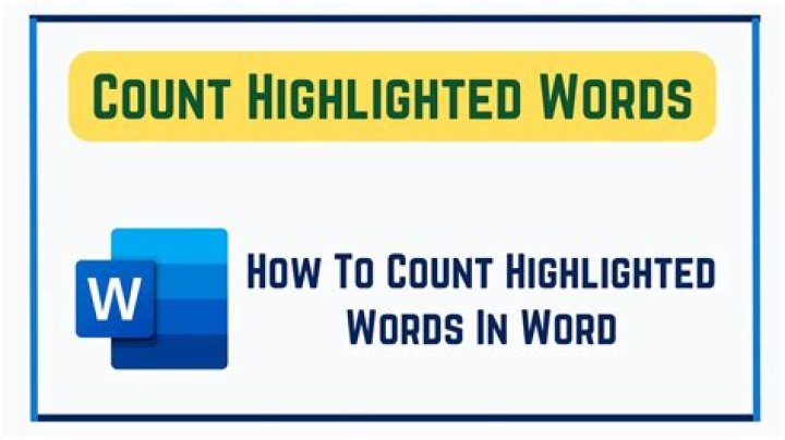 What are highlighted words?