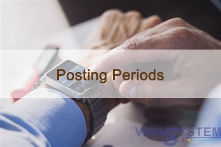 What are posting periods?