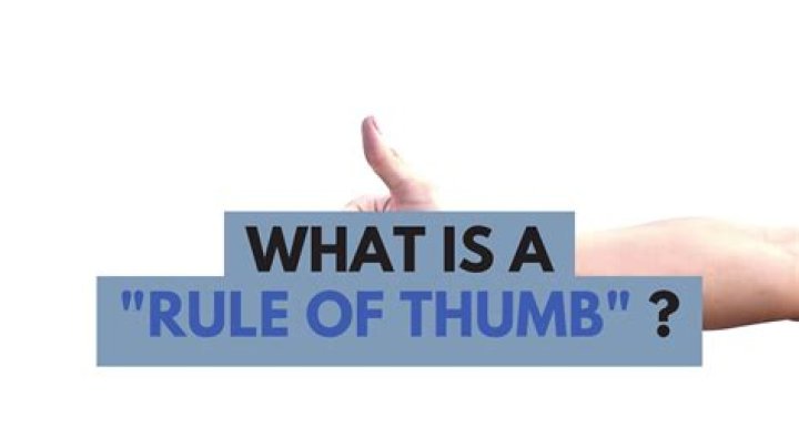What are rule of thumb payments?