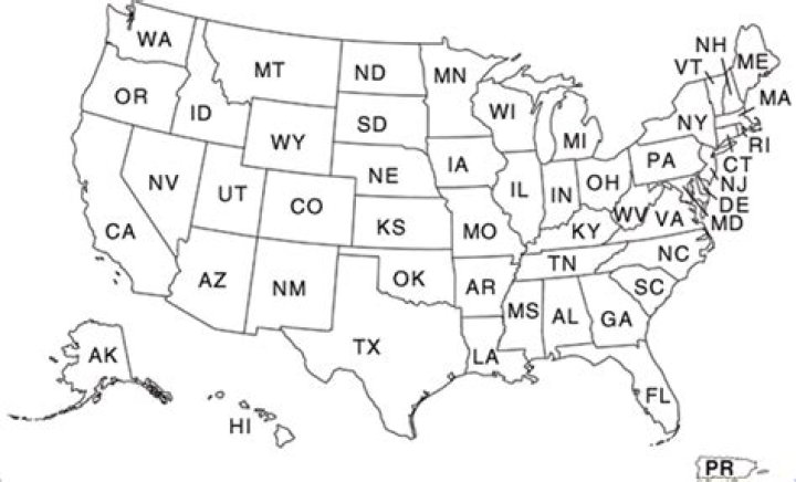 What are the 2 letters for each state?