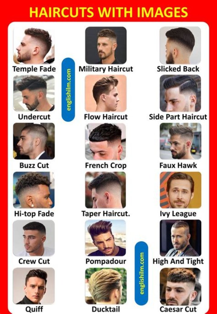 What are the 4 main haircuts?