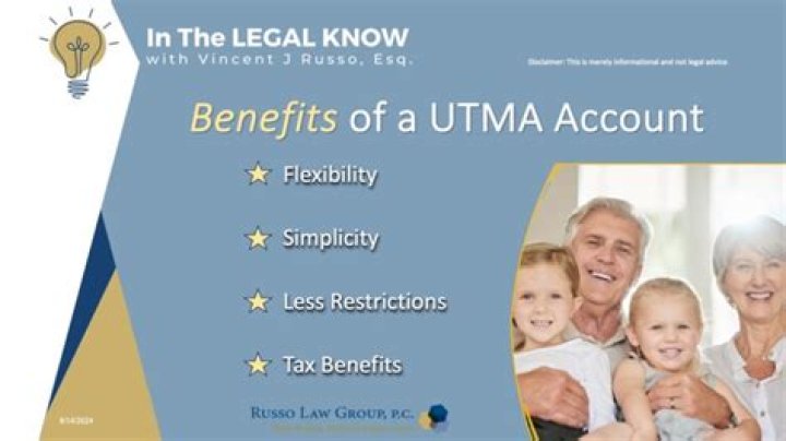What are the benefits of a UTMA account?