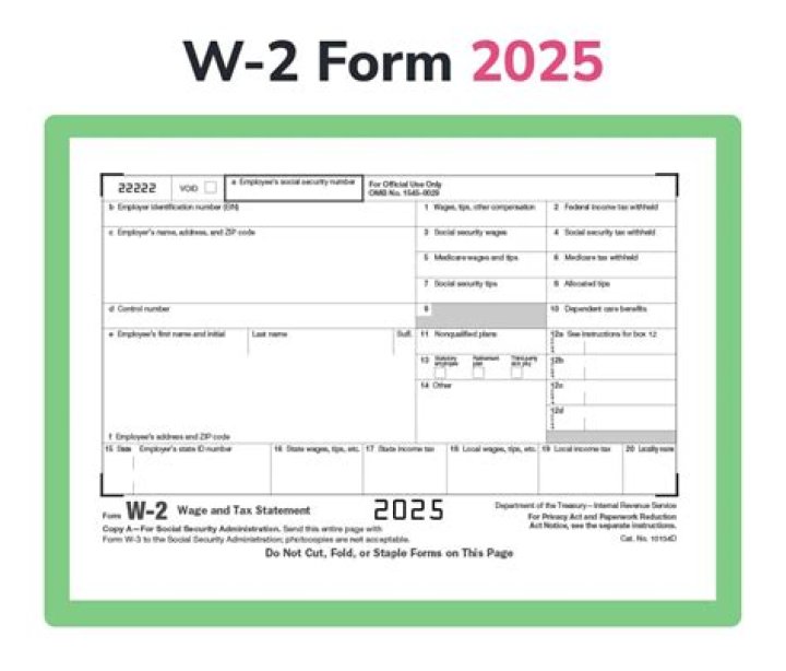 What are the boxes on the W-2 form?