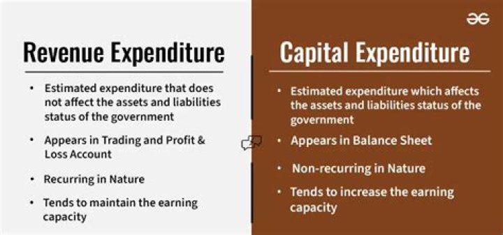 What are the examples of recurrent expenditure?