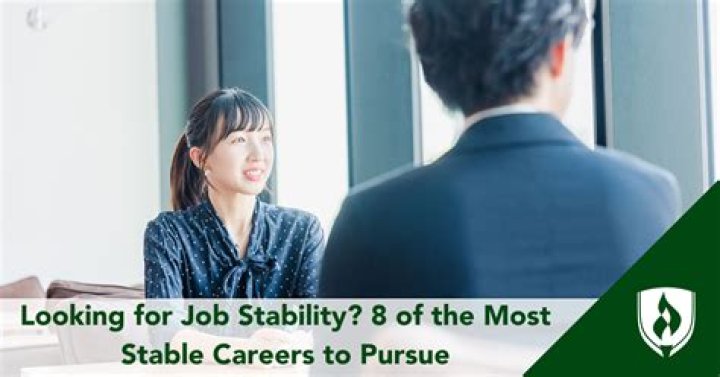 What are the most stable careers?